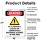 Signmission No Flammable Liquids Danger Sign, Plastic, 18in W x 24in L, 2PK OS-2PACK-DS-P-1824-V-1466 - alternate 8